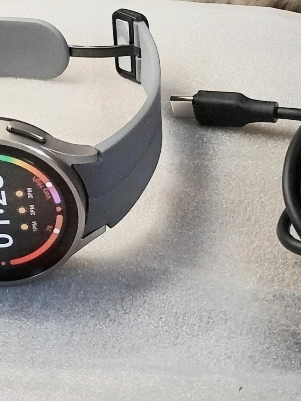 Samsung Galaxy Watch 5 Pro - Gray Silicone Band